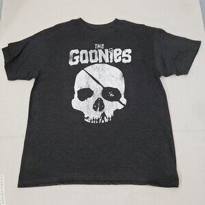 "The Goonies" Vintage graphic Skull T-Shirt  Large Black